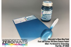 Zero Paints Fast and Furious Chevrolet Le Mans Blue Paint 60ml ('69 Chevy Camaro Yenko)