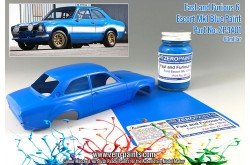 Zero Paints Fast and Furious 6 Ford Escort Mk 1 Blue Paint 60ml - ZP-1401