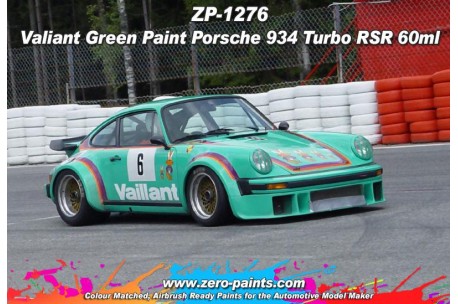 Zero Paints Valliant Green Paint Porsche 934 Turbo RSR 60ml - ZP-1276