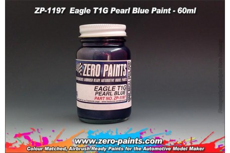 Zero Paints Eagle T1G Pearl Blue Paint 60ml - ZP-1197