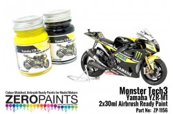 Zero Paints Monster Tech3 Yamaha YZR-M1 Paint Set 2x30ml - ZP-1156