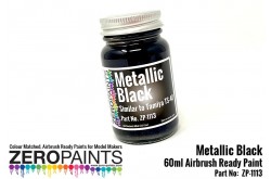 Zero Paints Metallic Black Paint (Similar to TS40) 60ml