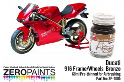 Zero Paints Ducati 916 Frame/Wheels Bronze Paints 30ml - ZP-1005