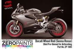 Zero Paints Ducati Wheel Red (Senna Rosso) Paints 30ml