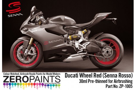 Zero Paints Red for 916 Wheels (Senna Rosso) Ducati Paints 30ml - ZP-1005