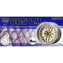 Fujimi BBS LM 18" Tire & Wheel set - 1/24 Scale