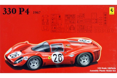 Fujimi 1967 Ferrari 330P4 - 1/24 Scale Model Kit - FU12575