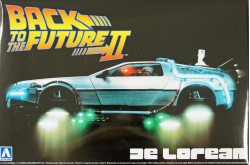 Aoshima Back to the Future II DeLorean - 1/24 Scale Model Kit - AOS-59173