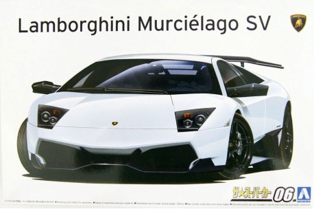 Aoshima Lamborghini Murcielago LP670-4 SV - 1/24 Scale Model Kit - AOS-59012