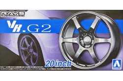 Aoshima Volk Racing VR.G2 20" Tire & Wheel Set - 1/24 Scale - AOS-55175