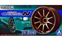 Aoshima Volk Racing CE28N 19" Tire & Wheel Set - 1/24 Scale