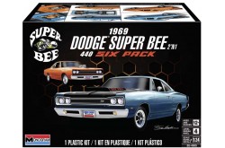 Revell 1969 Dodge Super Bee 440 Six Pack (2 in 1) - 1/24 Scale Model Kit - 85-4505