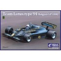EBBRO Lotus 91 Belgian GP 1982 - 1/20 Scale Model kit