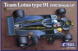 EBBRO Lotus 91 1982 British GP - 1/20 Scale Model kit  - EBR20012