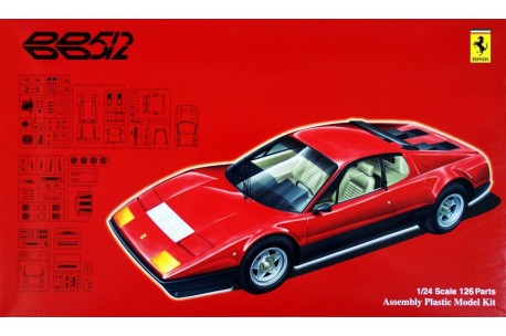 Fujimi Ferrari 512 BB - 1/24 Scale Model Kit - FU12632