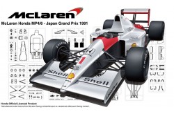 Fujimi Grand Prix 1/20 McLaren Honda MP4 / 6 (Japan GP / San Marino GP / Brazil GP) - 1/20 Scale Model Kit