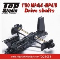 Top Studio 1/20 MP4/4 - MP4/8 Drive Shafts