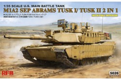 RFM M1A2 SEP ABRAMS TUSK I/TUSK II 2 IN 1 - 1/35 Scale Model Kit