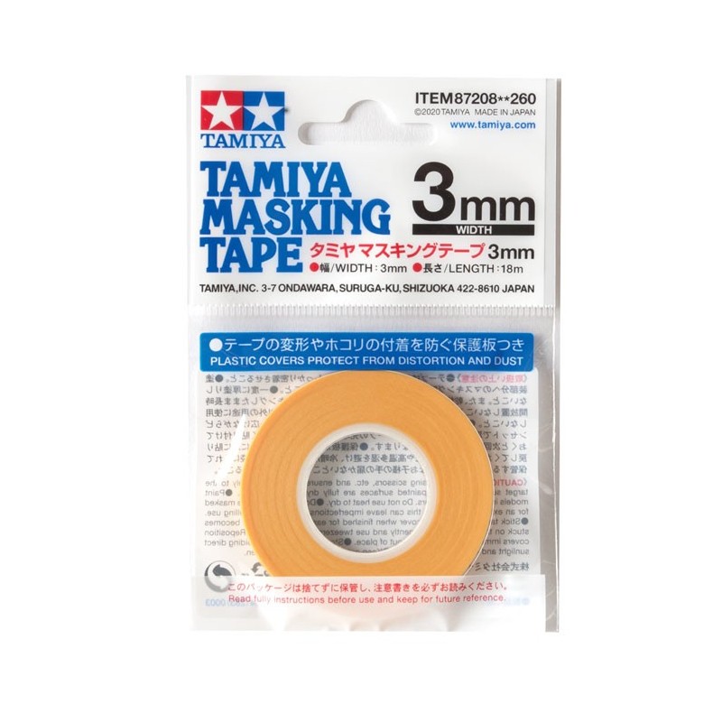 Tamiya 87208 - 18M - Neu 0,31€/1M Masking Tape 3mm 