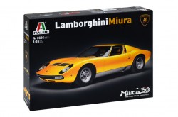 Italeri Lamborghini Miura - 1/24 Scale Model Kit - 3686