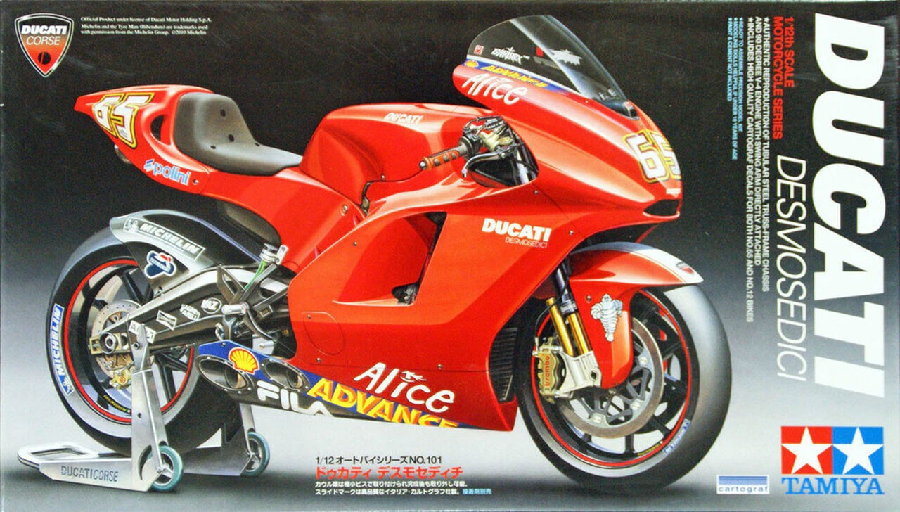 Tamiya Ducati Desmosedici - 1/12 Scale Model Kit