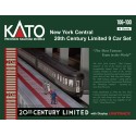 N Scale New York Central 20th Century Limited 9 Car Set