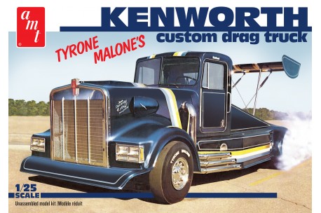 AMT Kenworth Custom Drag Truck (Tyrone Malone)  - 1/25 Scale Model Kit - AMT 1157
