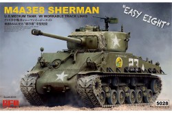 RFM M4A3E8 SHERMAN w/ Workable Track Links - 1/35 Scale Model Kit - RM-5028