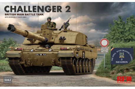 RFM Challenger 2 British Main Battle Tank - 1/35 Scale Model Kit - RM-5062