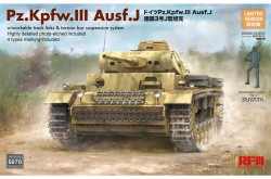 RFM Pz.Kpfw.III Ausf.J - 1/35 Scale Model Kit - RM-5070