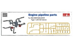 RFM Tiger I Engine Pipeline Parts  - 1/35 Scale Parts Kit