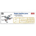 RFM Tiger I Engine Pipeline Parts  - 1/35 Scale Parts Kit