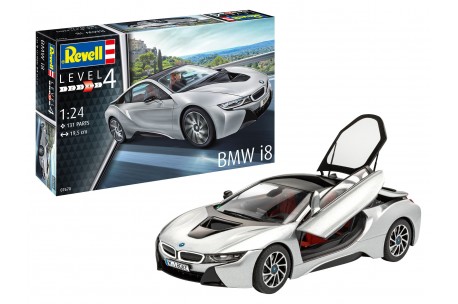 Revell of Germany BMW i8 - 1/24 Scale Model Kit - 80-7670