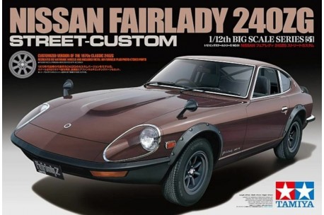 Tamiya Nissan Fairlady 240ZG Street-Custom - 1/12 Scale Model Kit - 12051