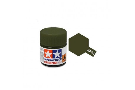 Acrylic Mini XF-74 Olive Drab - 10ml Jar