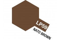 Tamiya Lacquer LP-59 Nato Brown - 10ml Jar
