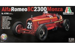 Italeri Alfa Romeo 8C 2300 Monza Tazio Nuvolari - 1/12 Scale Model Kit