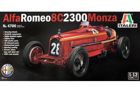 Italeri Alfa Romeo 8C 2300 Monza - 1/12 Scale Model Kit