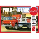 AMT Ford C600 Stake Bed w/Coca-Cola Machine - 1/25 Scale Model Kit