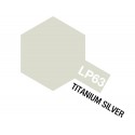 Tamiya Lacquer LP-63 Titanium Silver- 10ml Jar