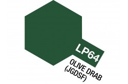 Tamiya Lacquer LP-64 Olive Drab Jgsdf - 10ml Jar