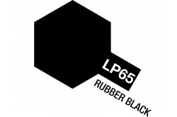 Tamiya Lacquer LP-65 Rubber Black - 10ml Jar