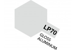Tamiya Lacquer LP-70 Gloss Aluminum - 10ml Jar