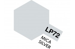 Tamiya Lacquer LP-72 Mica Silver - 10ml Jar