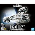 Bandai Star Wars The Mandalorian Razor Crest (Silver Coating Ver.) - Scale Model Kit
