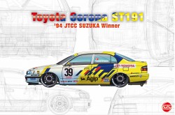 Platz NuNu Toyota Corona ST191 1994 JTCC International Suzuka 500 - 1/24 Scale Model Kit - PN24020
