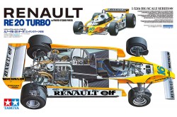PRE-ORDER - Tamiya Renault Re-20 Turbo W/Pe Parts Limited Release - 1/12 Scale Model kit - TAM-12033