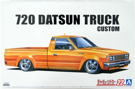 Aoshima Nissan 7' Datsun Truck Custom '82 - 1/24 Scale Model Kit - AOS-05840