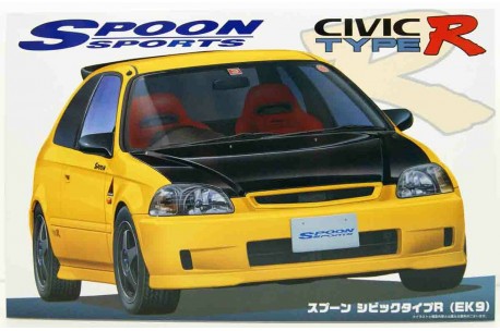 Fujimi Inch Up 1/24 No. 280 Spoon Civic Type R EK9 - 1/24 Scale Model Kit