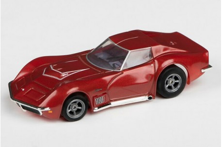 AFX Mega-G+ 1970 Corvette LT1 Red Metallic HO Slot Car - AFX-22038